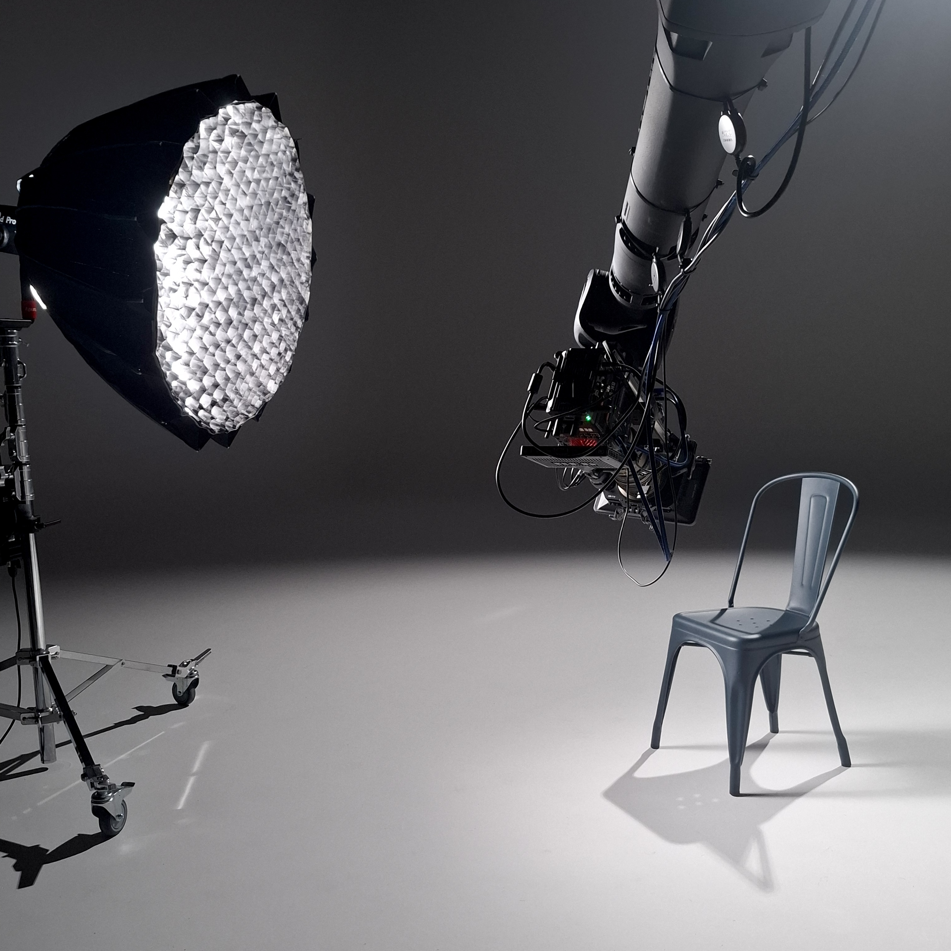Tolix A Chair under controlled studio lighting